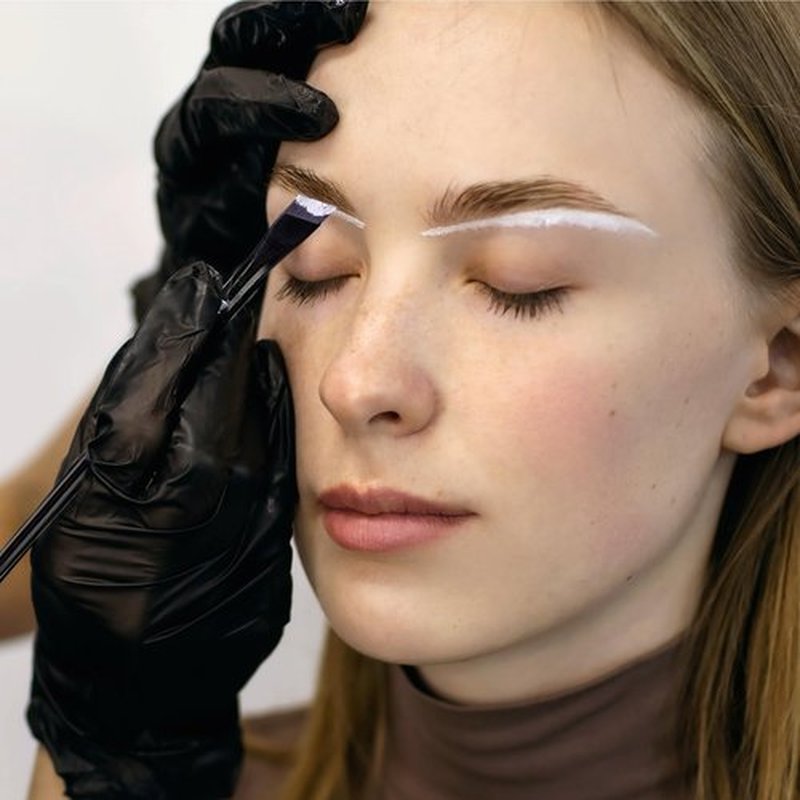 Brow Mapping Kit with White Brow Paste [Large 15g Bottle] White Brow Mapping String [30 m ] and 2 Eyebrow Brush Set for Microblading Supplies, PMU Supplies and Brow Brush Microblading Kit; Brow brush