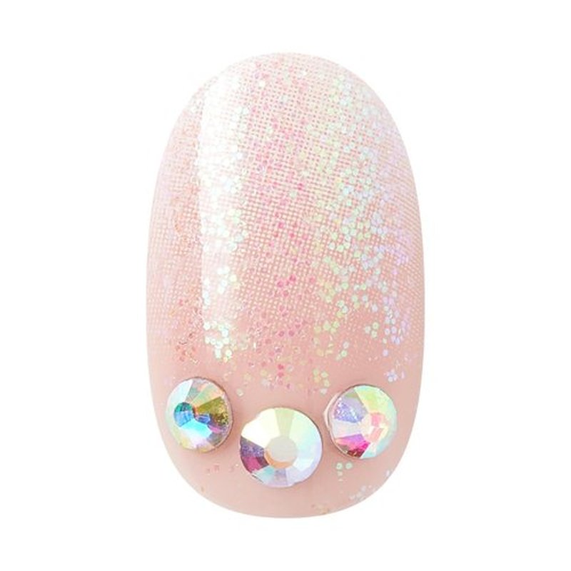KISS imPRESS Press-On Nails - No Glue, 'Even Better' Design, Pink Oval Shape, Short Size, 30 Nails Included
