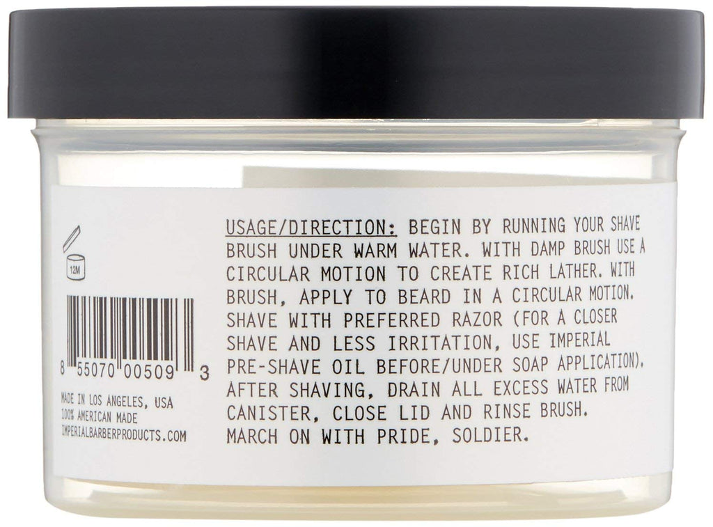 Imperial Barber Field Shave Soap Canister, 6.2 oz.