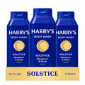Harry's Men's Body Wash - Solstice Scent - (3 Pack) 18 fl oz - Shower Gel for Men - No Parabens, Sulfates, or Dyes