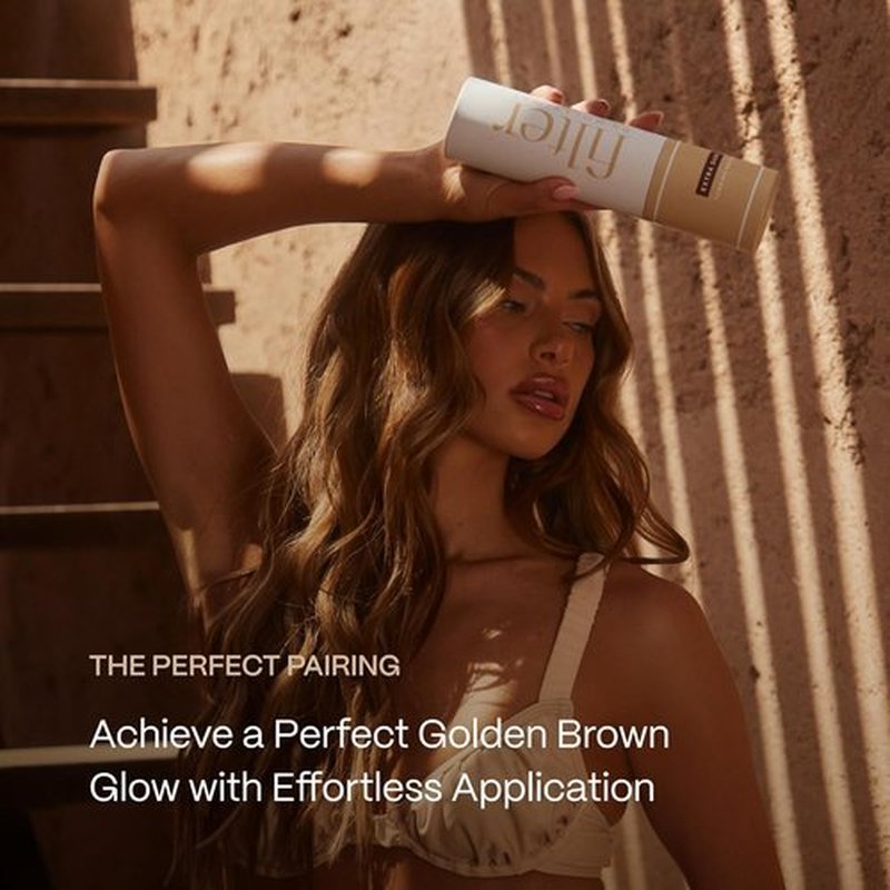 Molly-Mae Self Tanner Mousse - Medium Natural Color | Fast-Drying & Streak-Free | 6.7oz Tanning Foam
