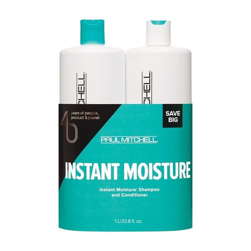 Paul Mitchell Sheer Hydration Duo - Moisture-Rich Shampoo & Conditioner | 33.8 oz Each