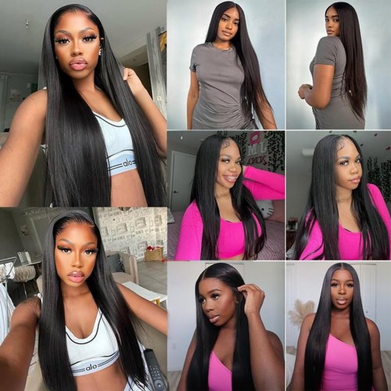 Straight Human Hair Bundles 14 16 18 20 Inch Sew In Hair Extensions 400g/Pack
