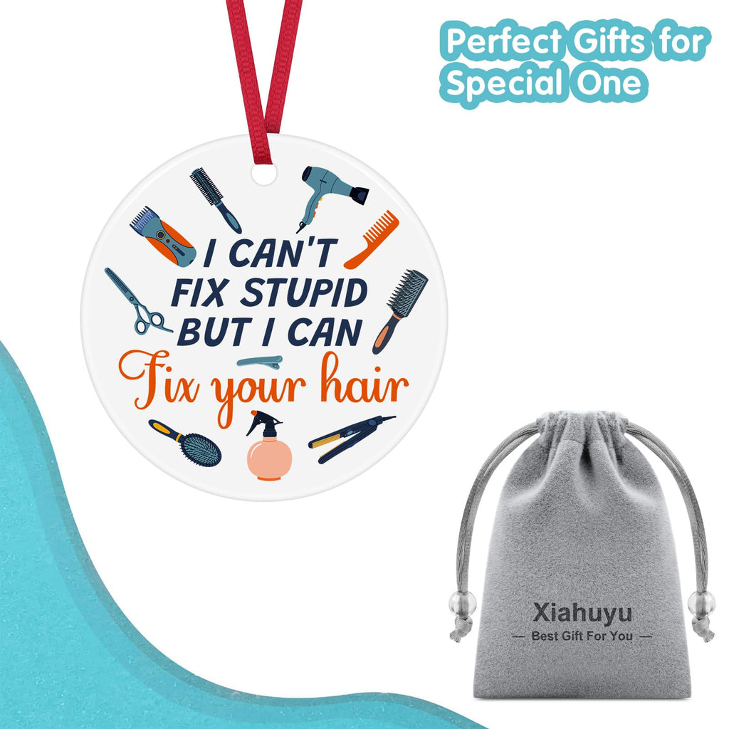Hair Stylist Gifts Hairdresser Gifts for Women Men Birthday Christmas Ornament for Hair Dresser Cosmetology Graduation Gift Thank You Present for Hairstylist Barber