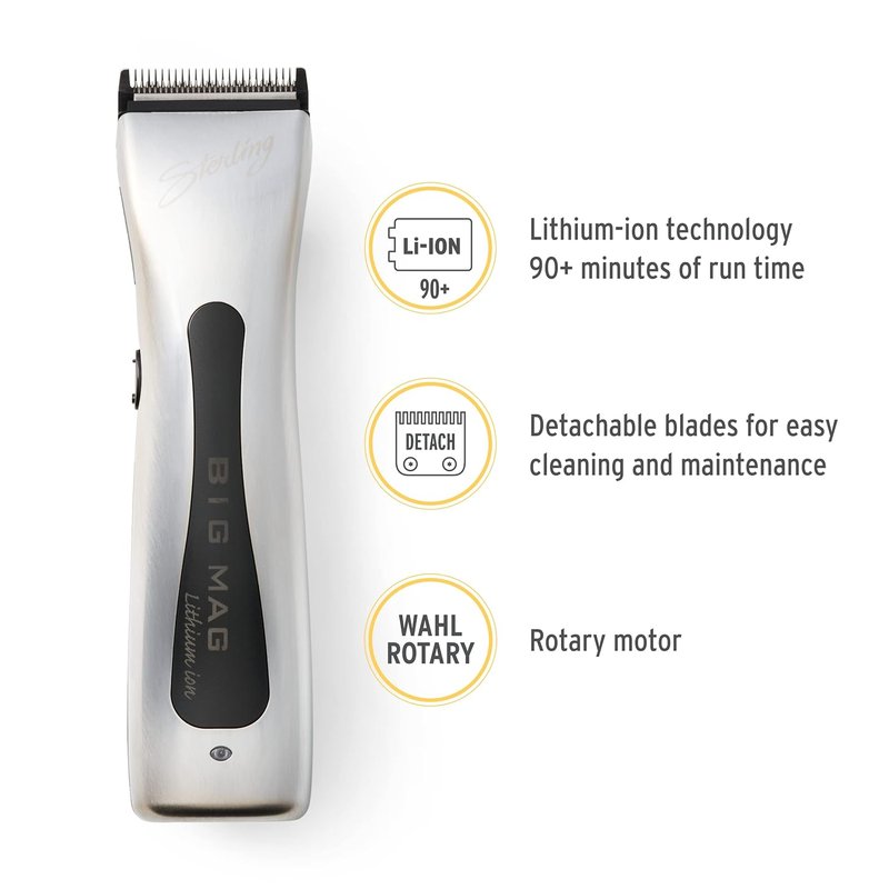 Wahl Professional - Sterling Big Mag Cordless Clipper Set | Salon-Quality Hair Cutting Tools for All