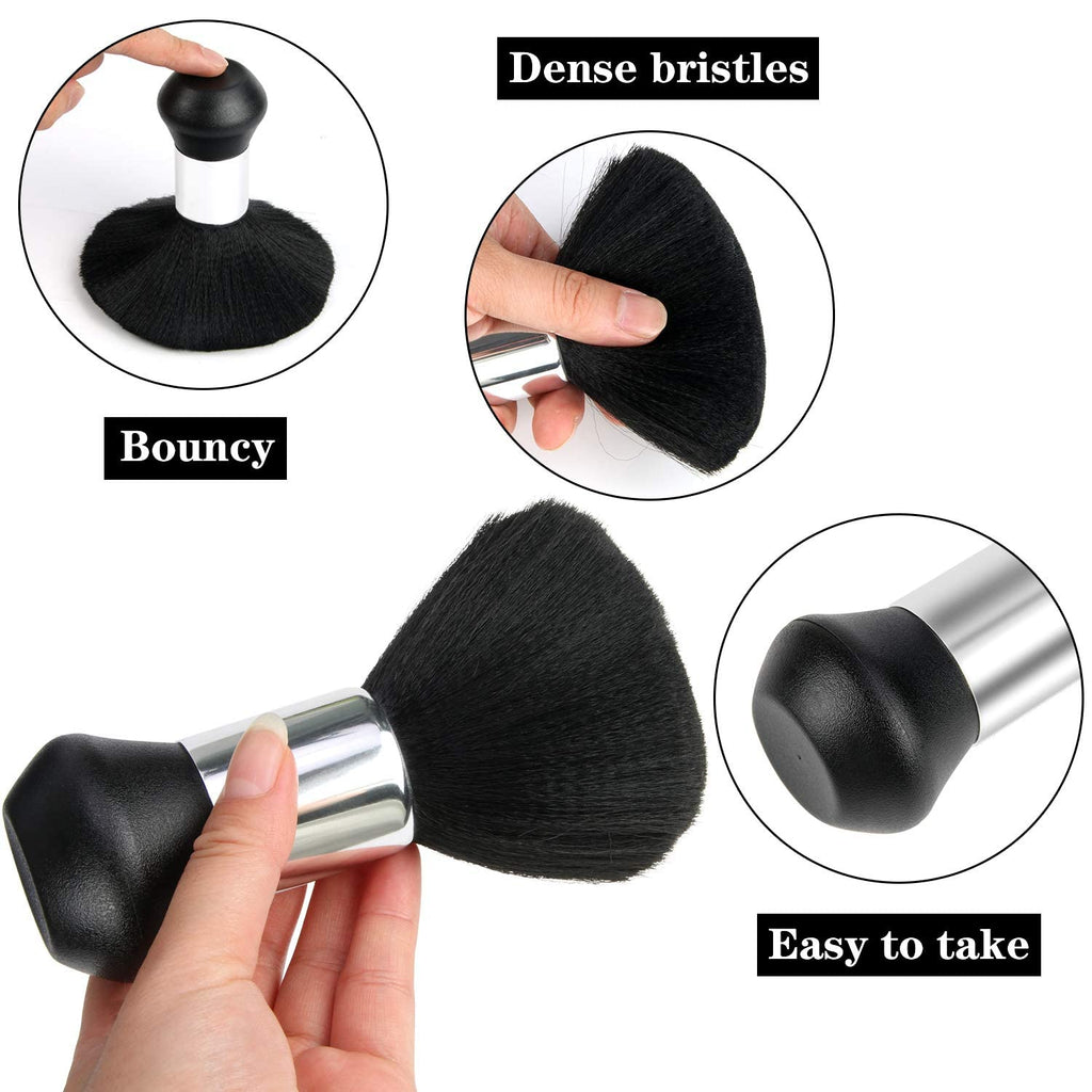 FEBSNOW Barber Cape Professional Hair Cutting Cape with Neck Duster Brush