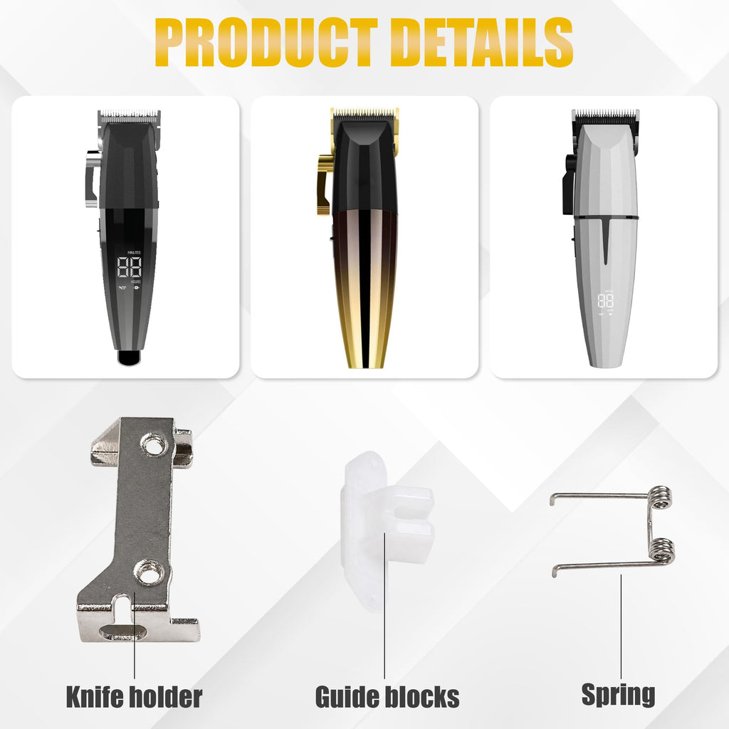 Clipper Blade Holder Compatible with JRL-2020C, JRL-2020C-G, JRL-D12, Clipper Head Spring Accessory Replacement Parts