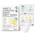 #OOTD Face Mask Korean Skincare for Dry Sensitive Skin | Hydrating, Revitalizing, Calming, Collagen, Ceramide, Cica, Vitamin C Serum Sheet Masks (12EA)