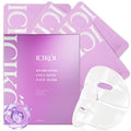ICIKOL Overnight Collagen Mask - [4 Sheets] Bio-Collagen Face Mask for Intensive Hydration & Glass Skin - Pore Minimizing & Firming Jelly Mask, K-Beauty Sleeping Mask for Glowing Skin