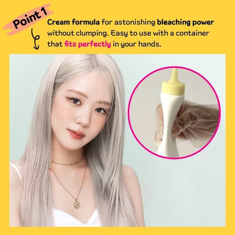 Regine Switzerland Super Rich Cream Hair Bleach - Permanent Color with Marula Seed Oil, 4.8oz