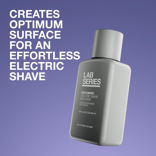 Lab Series Men's Grooming Effortless Pre-Electric Shave Solution - Cools & Refreshes Skin | 3.4 Fl Oz