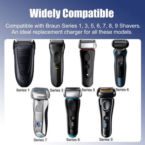 12V Charger Compatible with Braun Shaver Electric Razor Power Adapter