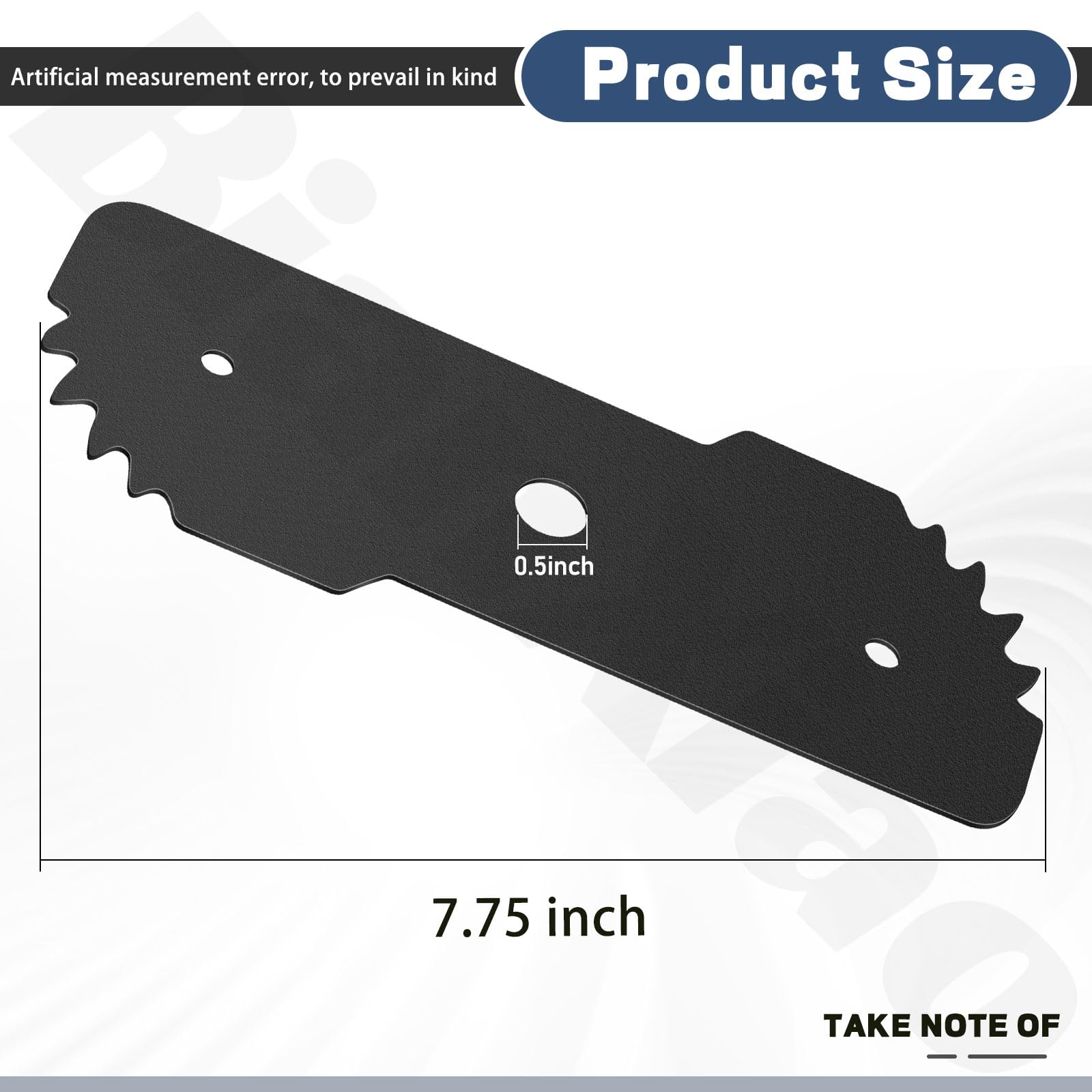 BianXiao 2 Pcs Edge Hog Heavy-Duty Edger Replacement Blade EB-007 7-1/2" W/4 Wear Indicators 243797-00 Fits for Black & Decker Craftsman String Trimmer/Edger LE750 LE710 LE760 EH1000 CMEED400