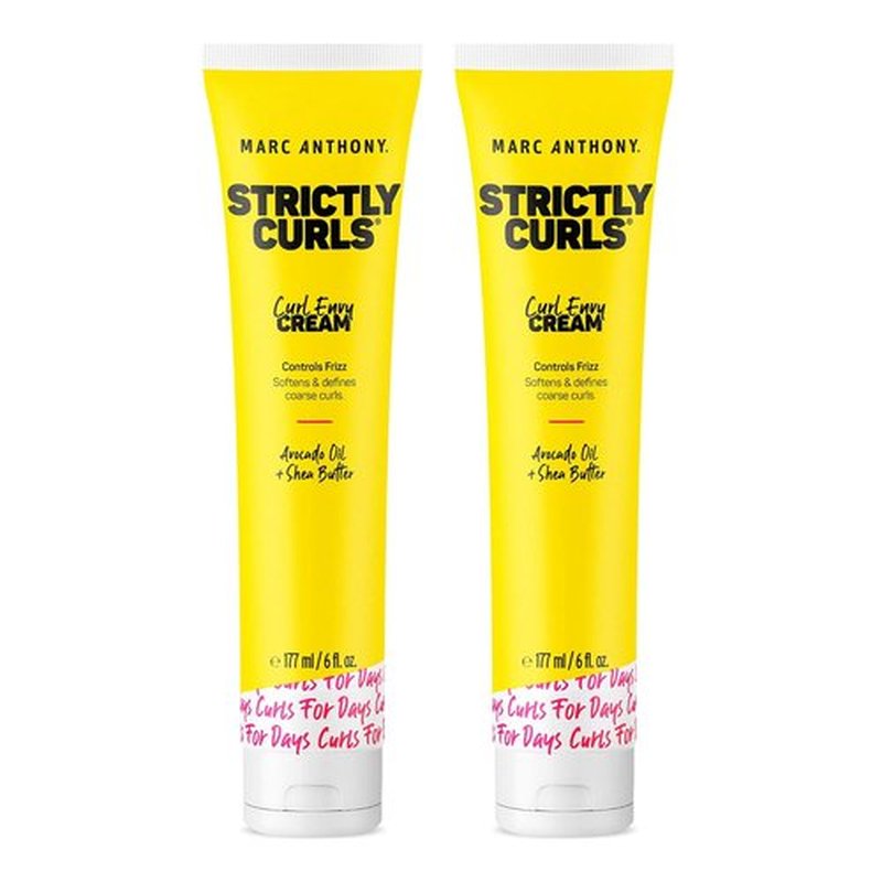 Marc Anthony Curl Cream - Defines & Softens Curly/Wavy Hair with Shea Butter & Oils | Set of 2