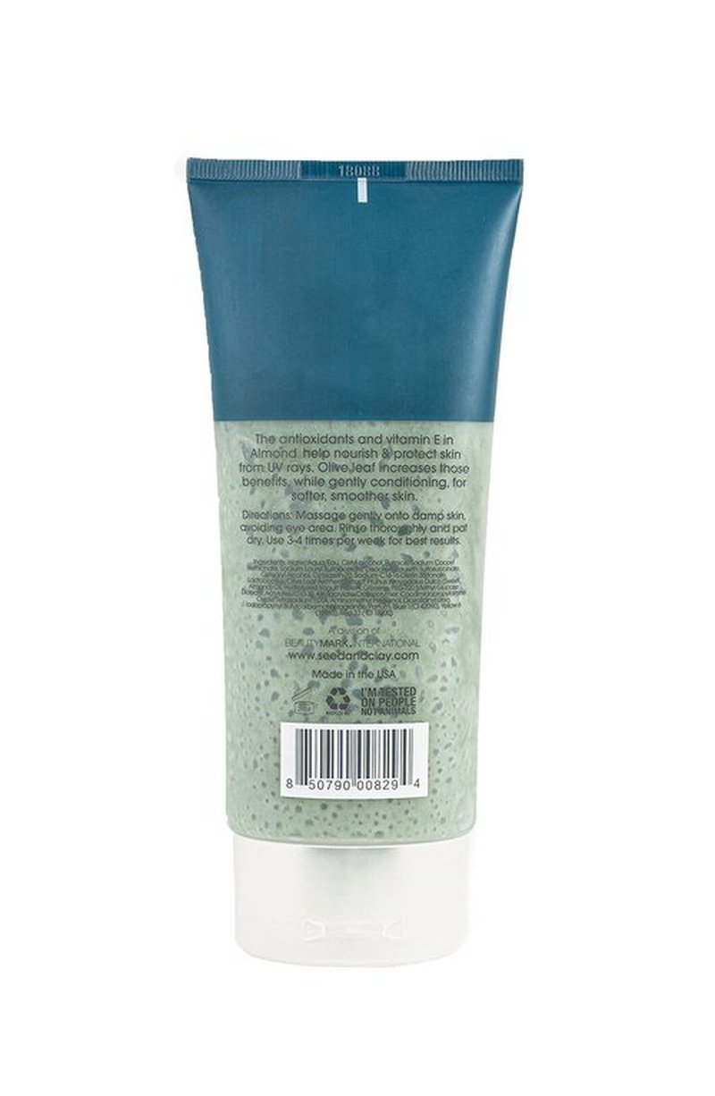 NOVIIML ntle Hydrating Face Scrub Daily Facial Exfoliating Cleansing Antioxidant Vitamin Skincare Almond and Olive Leaf - 5.92 fl oz