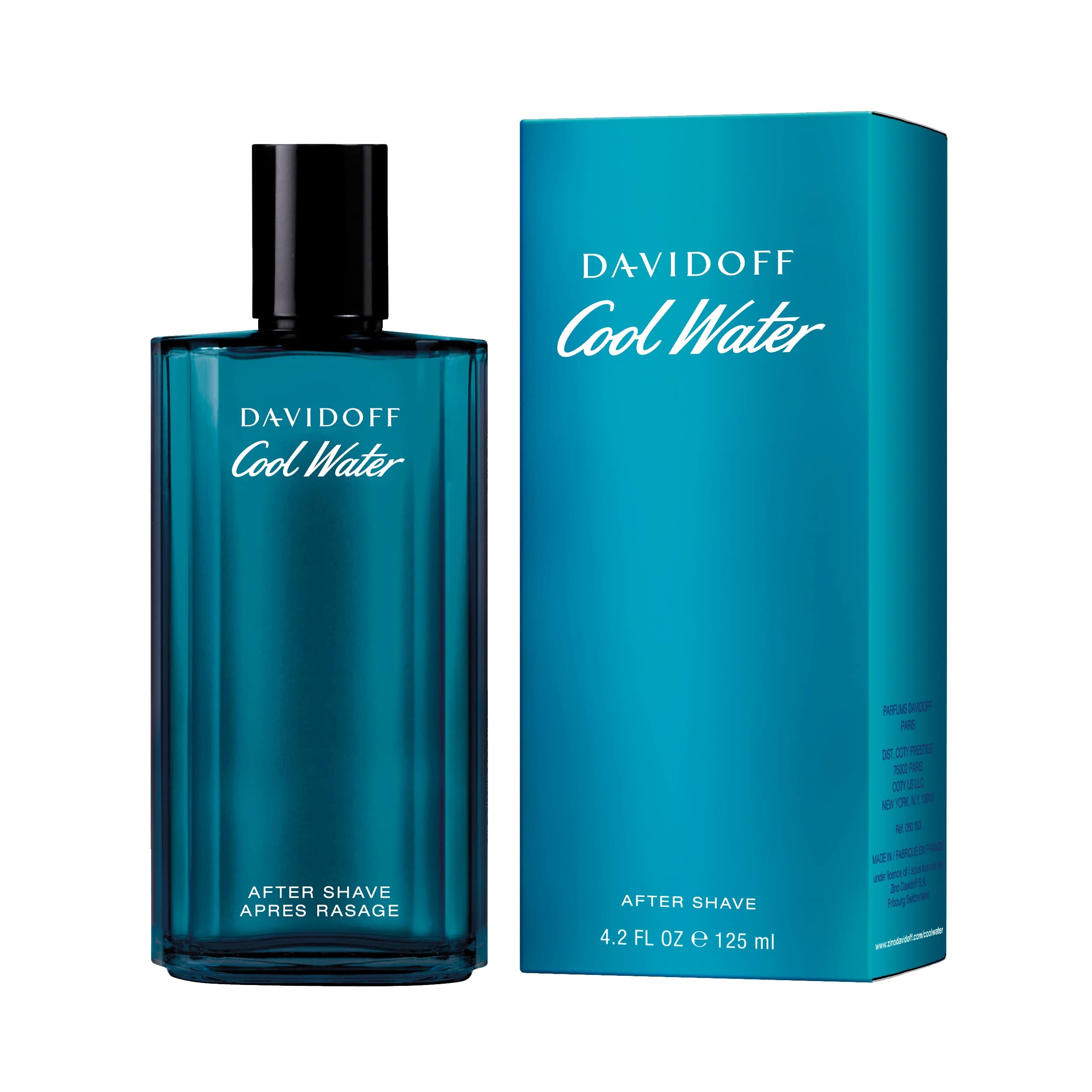 Davidoff Cool Water Aftershave Splash for Men With Notes of Coriander, Mint, Lavender & Amber