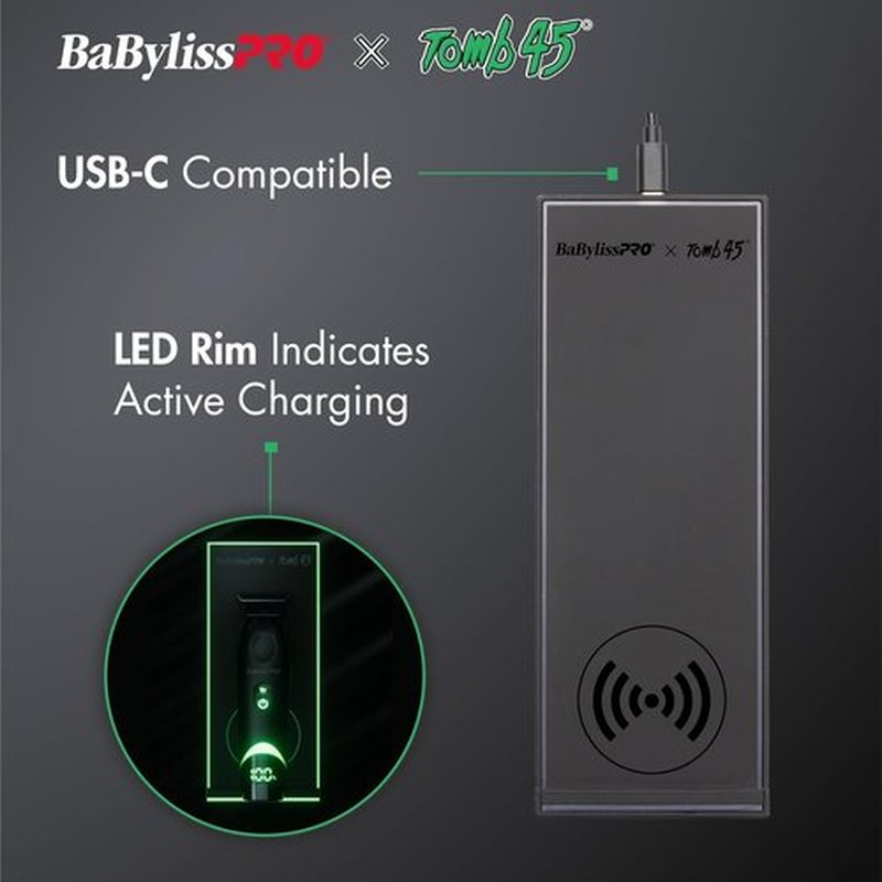 BaBylissPRO Wireless Charging Pad - Fast & Efficient Charging for All Devices | Sleek Design