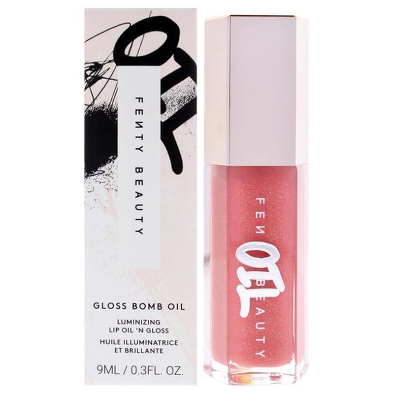 Fenty Beauty Gloss Bomb Luminizing Lip Oil - 01 Fussy | Hydrating Lip Gloss, 0.3 oz