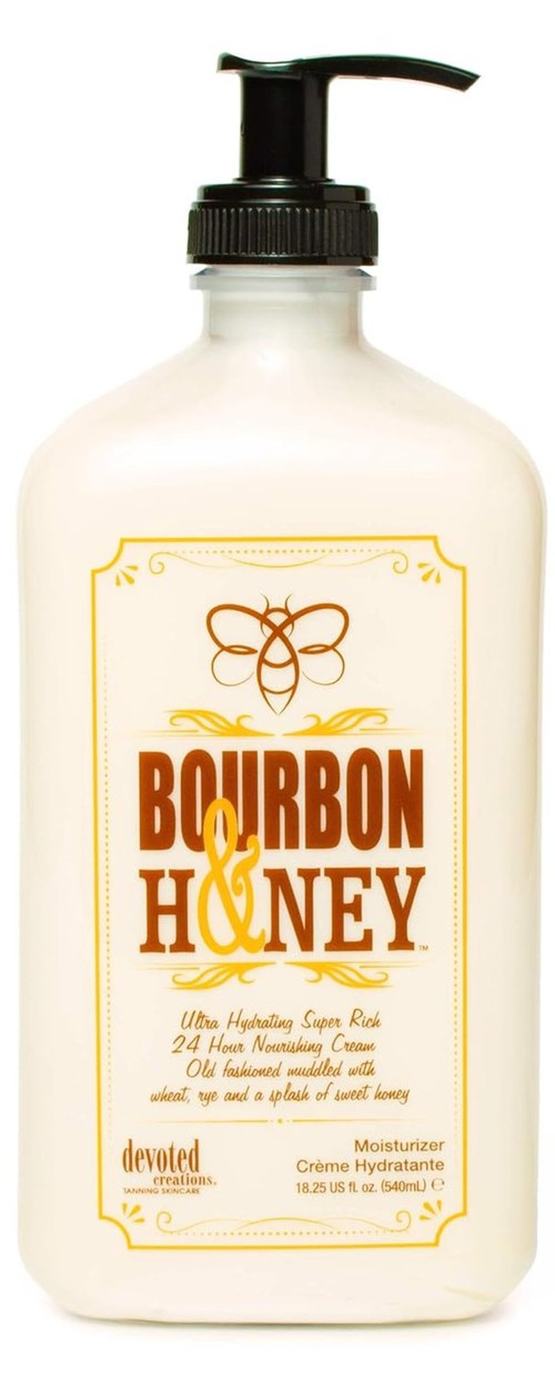 Devoted Creations Bourbon & Honey Moisturizer - Hydrating Formula | 18.25 oz for Soft Skin