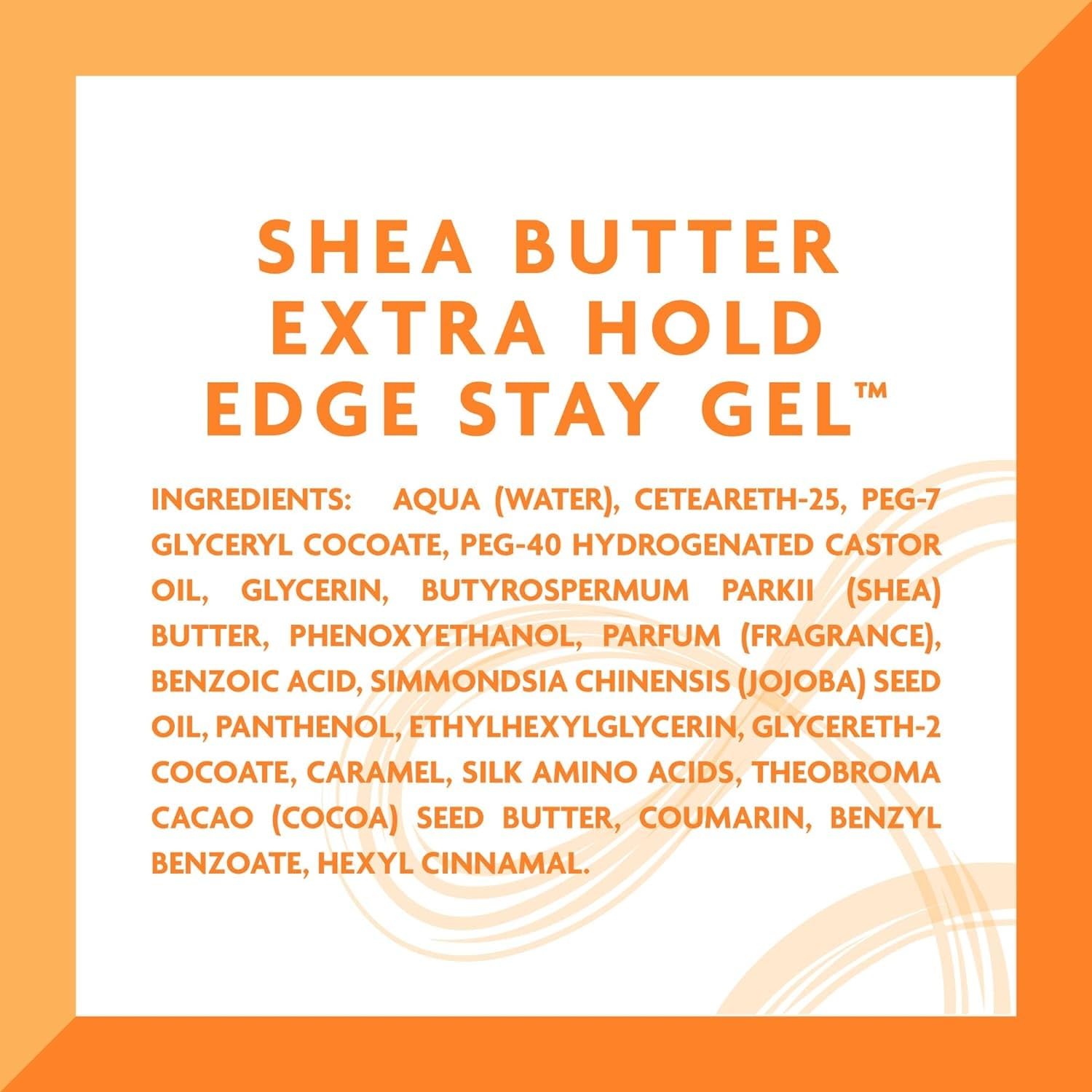Cantu Extra Hold Edge Stay Gel with Shea Butter, 2.25 oz (Packaging May Vary) (Pack of 2)