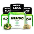 Alcaplus Original Natural Weight Loss Pills for Detoxifying and Controlling Appetite, Herbal Supplement with Artichoke, Eggplant, Spirulina, Green Tea, and Glucomannan