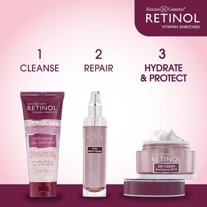 LIVAURA Retinol Day Cream SPF 20 - Broad Spectrum UVA/UVB Protection & Anti-Aging Moisturizer