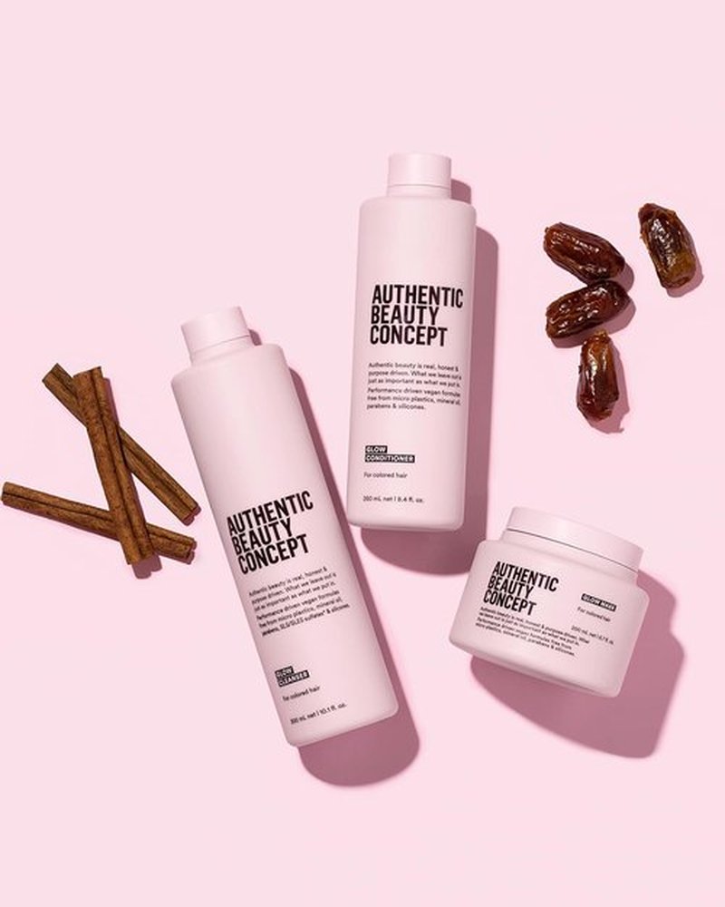 Authentic Beauty Concept Glow Conditioner - Hydrates Color-Treated Hair | Vegan, Cruelty-Free, Silicone-Free