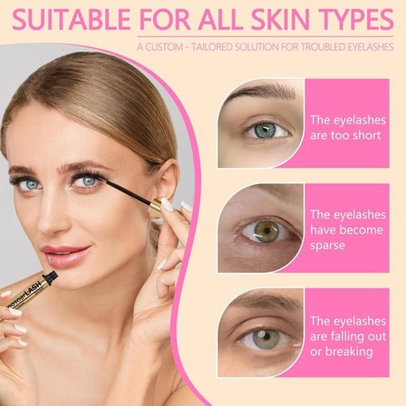 Skiennix Lash Serum - Eyelash Growth Enhancer for Fuller, Longer, Stronger Lashes | 4ml