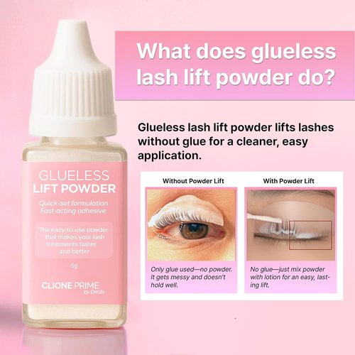Korean Lash Lift Powder - Vegan & Cruelty-Free Lash Lifting System for Salon-Quality Curl & Definition