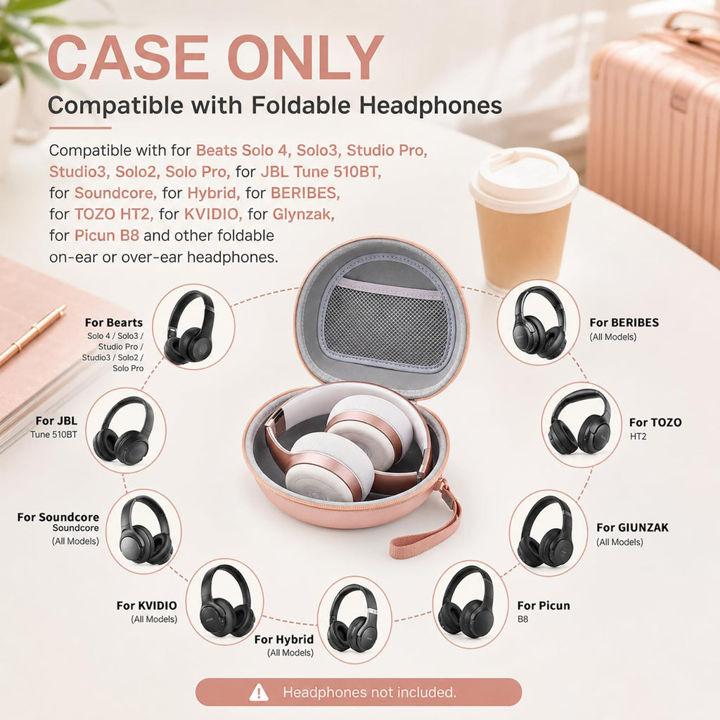 COMECASE Hard Headphone Case for Beats Solo 4 3 2 & Studio Pro