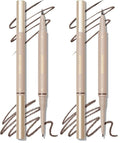 SHEGLAM Dual-Sided Eyebrow Pencils Cream Waterproof Long Lasting Eye brow Pen Makeup - Auburn (Pack of 2)
