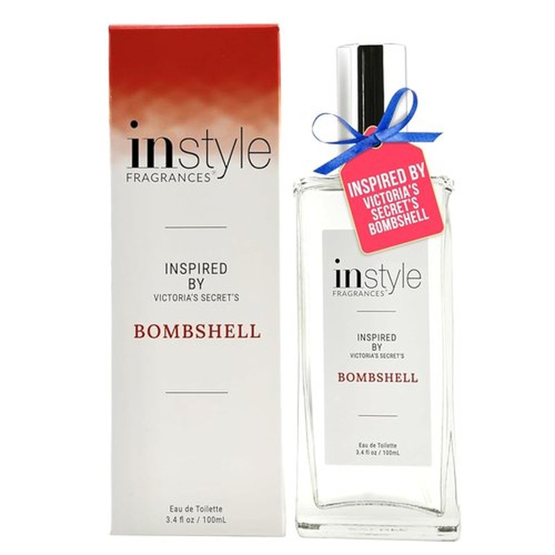 Instyle Fragrances | Women's Eau de Toilette Inspired by Victoria's Secret Bombshell - Clean, Vegan, 3.4 Fl Oz