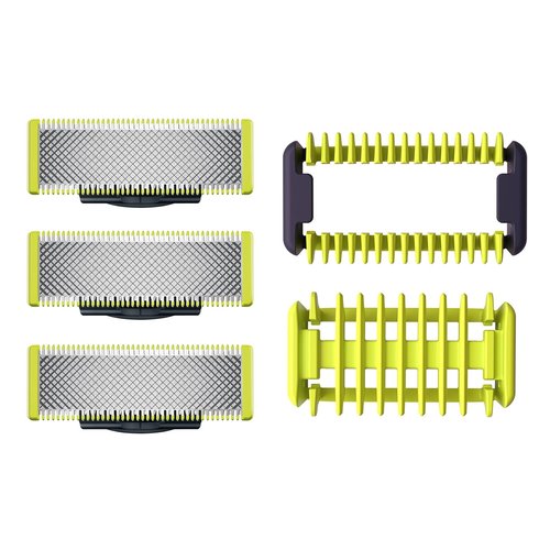 Philips OneBlade Replacement Blades - Original Blades for Face & Body | Compatible with QP2630