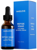 MAELOVE Collagen Renewal Serum - Peptide-Packed Formula with Copper Peptides & Hyaluronic Acid for Youthful Skin