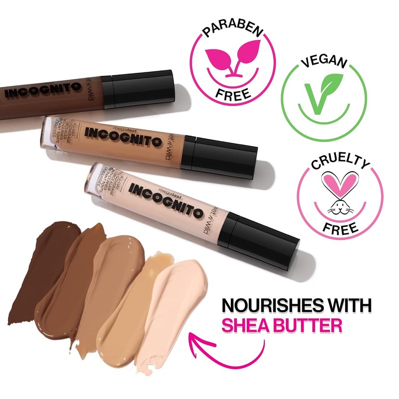 Wet n Wild Mega Last Concealer - All-Day Full Coverage in Fair, 0.18 Ounce