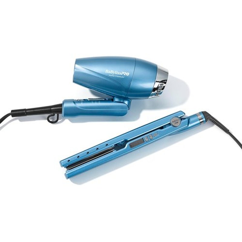 BaBylissPRO 1 1/4" Digital Ionic Flat Iron - Professional Hair Straightener with Shorter Plates