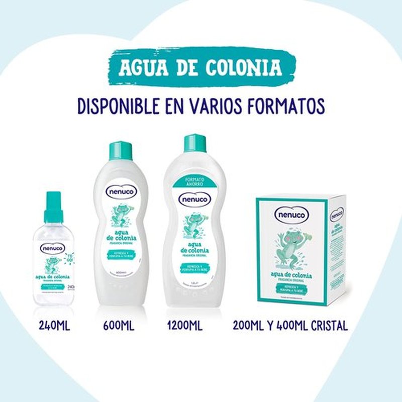 Nenuco Cologne - Refreshing Agua De Colonia Spray | 8oz Bottle for All-Day Freshness