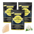 Keethem Wax Beads for Hair Removal, 10.5oz Hard Wax Beans Coarse Hair Waxing Beads for Face, Eyebrow, Bikini Brazilian for Women Men with 10 Applicators (Rose Jasmine Chamomile)