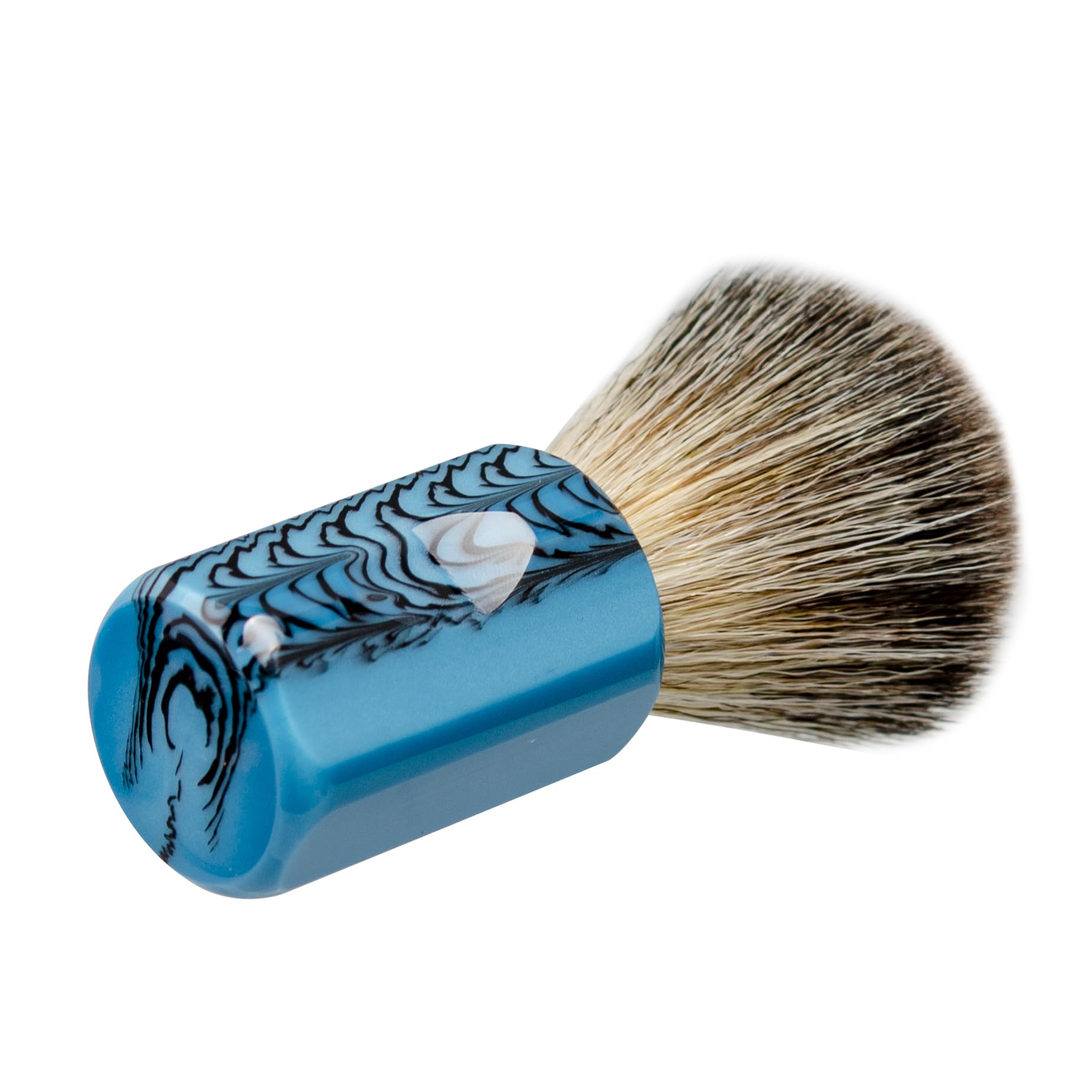 Grandslam Shaving Brush with Synthetic Hair, Cruelty-Free Shaving Cream Brush for Men, 100% Solid Resin Handle, Gently Exfoliates The Skin, 24mm Knot