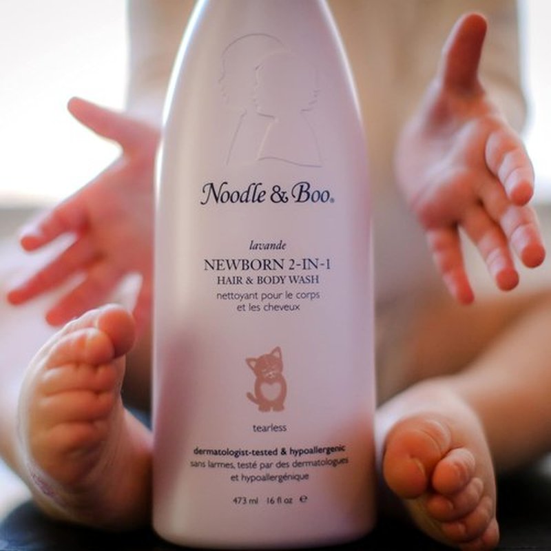 Noodle & Boo 2-in-1 Hair & Body Wash - Lavender Scent for Newborns & Babies, 16 fl. oz.