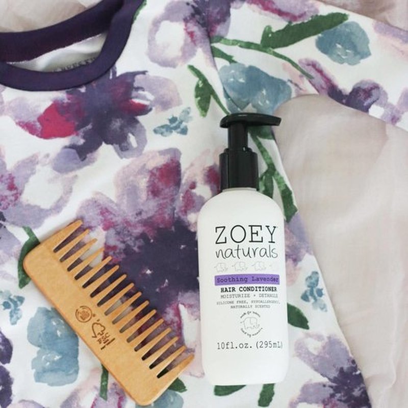 Absolutely Natural - Soothing Lavender Hair Conditioner for Kids | Tear-Free & Hypoallergenic, Made in USA