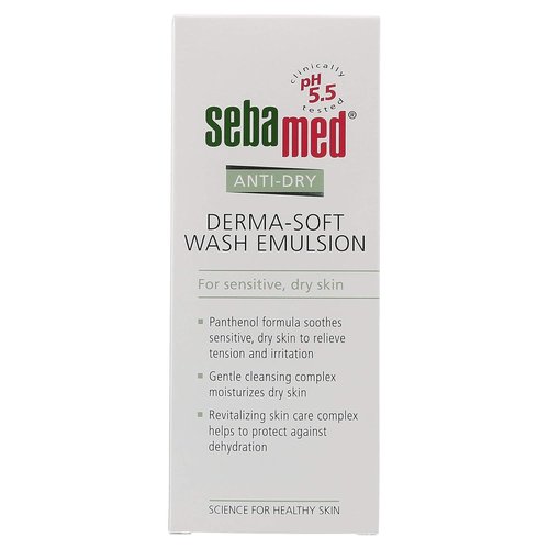 Sebamed Anti-Dry Wash Emulsion - Gentle Cleansing Complex for Dry & Sensitive Skin | 6.8 Fl Oz (200mL)