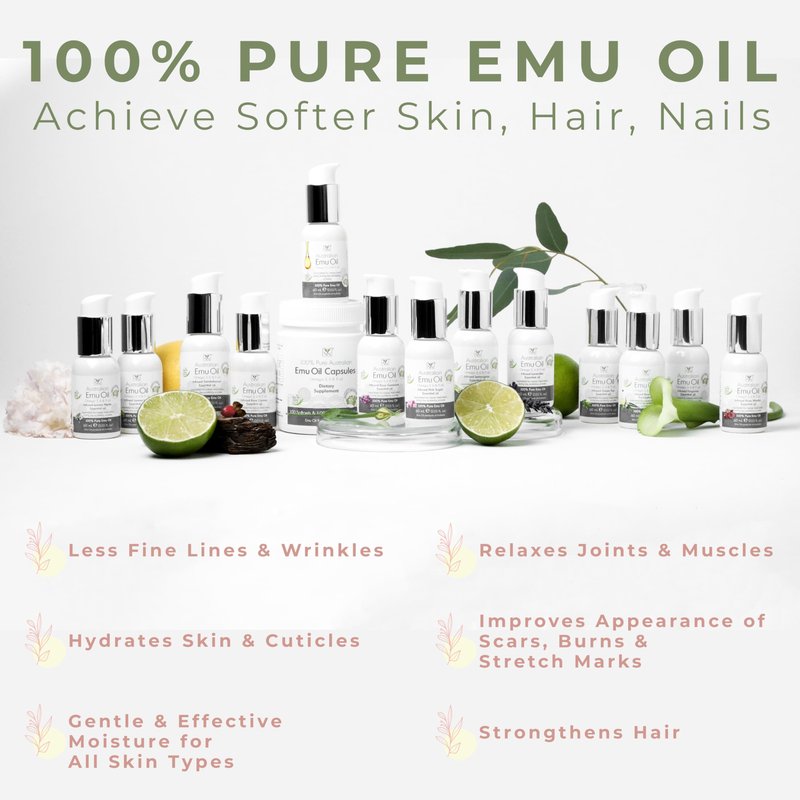 Y Not Natural Pure Emu Oil - Organic Moisture for Face, Body, Hair, Scalp & Nails - Rich in Omega 3-6-9, Vitamins & Essential Minerals - Australian Emu Oil (30ml) 1.01 fl oz -Unscented