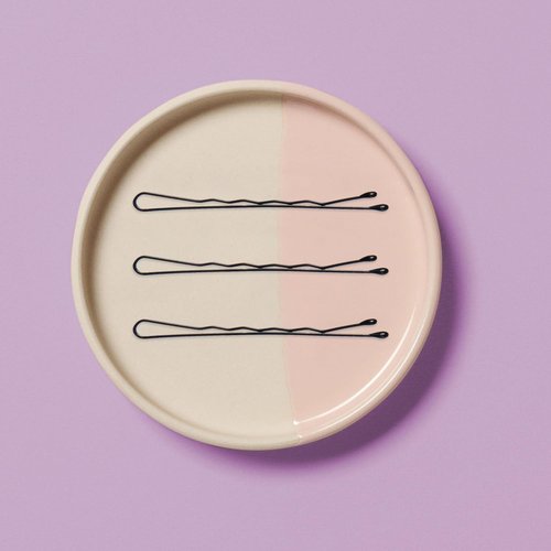 Diane Bobby Pins - 2" Black Hair Pins | 1 Lb. Pack (Approx. 600 Pins) for All-Day Hold
