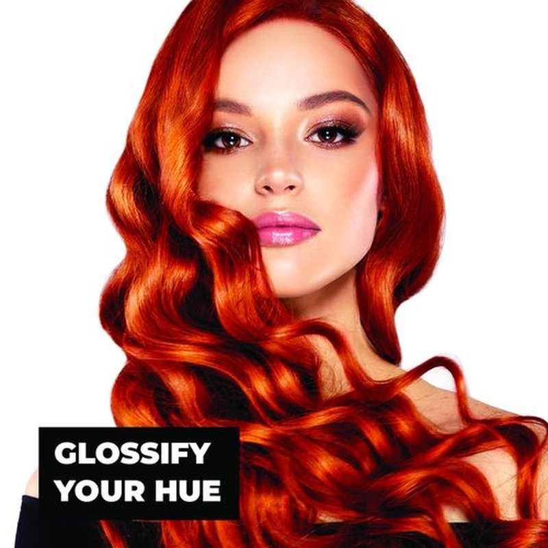 Keracolor High Shine Tinted Hair Gloss - Sheer Auburn In-Shower Color-Enhancing Treatment | 8 Fl Oz