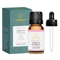 LOTUSJOY 100% Pure Rose Otto Essential Oil 0.34 fl oz, Natural Rose Otto Oil in Amber Glass Bottle with Dropper for Diffuser Massage Skin Care