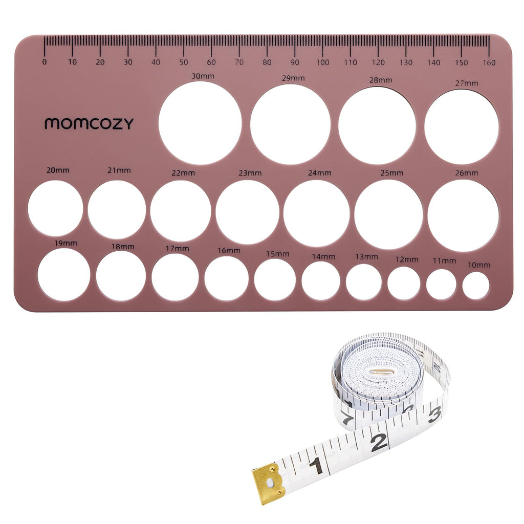 Momcozy Nipple Ruler, Silicone Flange Sizing Tool for Breast Pump Fitting