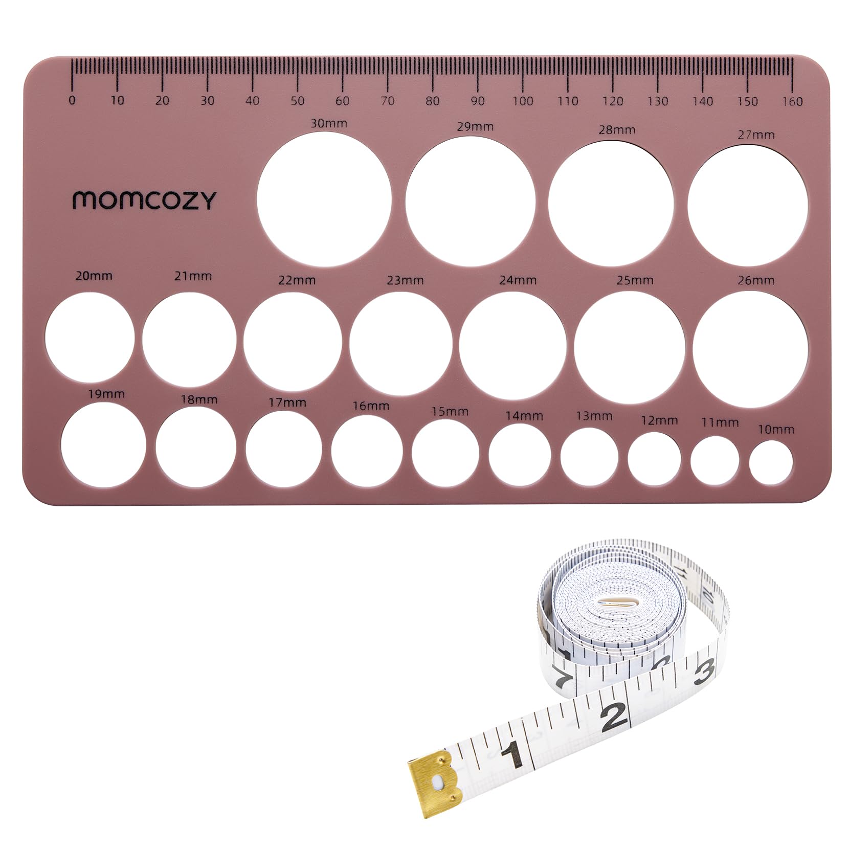 Momcozy Nipple Ruler, Silicone Flange Sizing Tool for Breast Pump Fitting