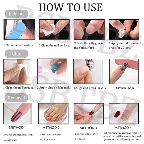 24Pcs Y2K Sweet Press on Nails Short Square Fake Nails Silver Irregular Designs French Nails Tip Stick on Nails Full Cover Artificial Glue on Nails Rhinestones Nail for Women DIY Punk Manicure