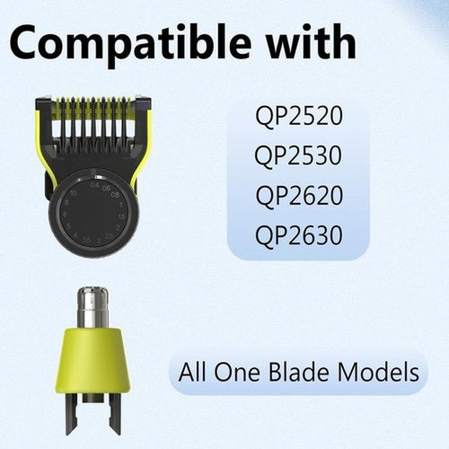 **Skiennix Adjustable Guide Comb - Replacement Head Blade for One Blade QP2520/QP2530/QP2620/QP2630 | Perfect Trimmer Accessory**